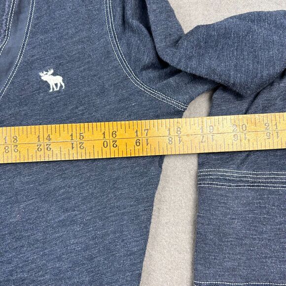Abercrombie and Fitch Y2K Long V-Neck Tunic T-Shirt 3/4 Sleeves Moose - Picture 8 of 10